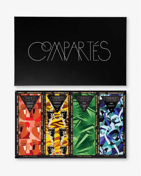Compartés’ Vegan 4 Chocolate Bar Gift Set – Compartés
