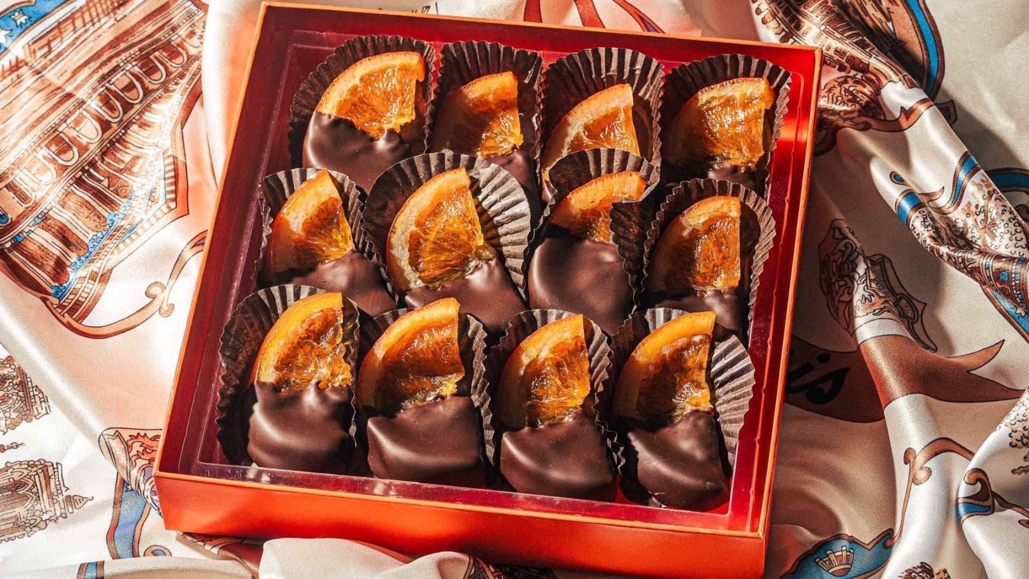 Chocolate Orange Slices Gift Box — Compartes