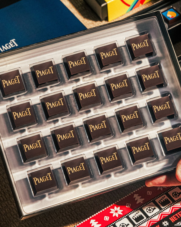Box of custom chocolates with logo - Compartés