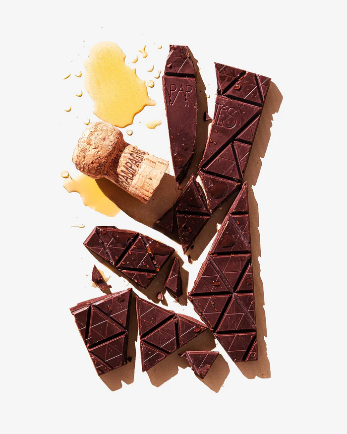 Champagne Dark Chocolate Bar - Compartés
