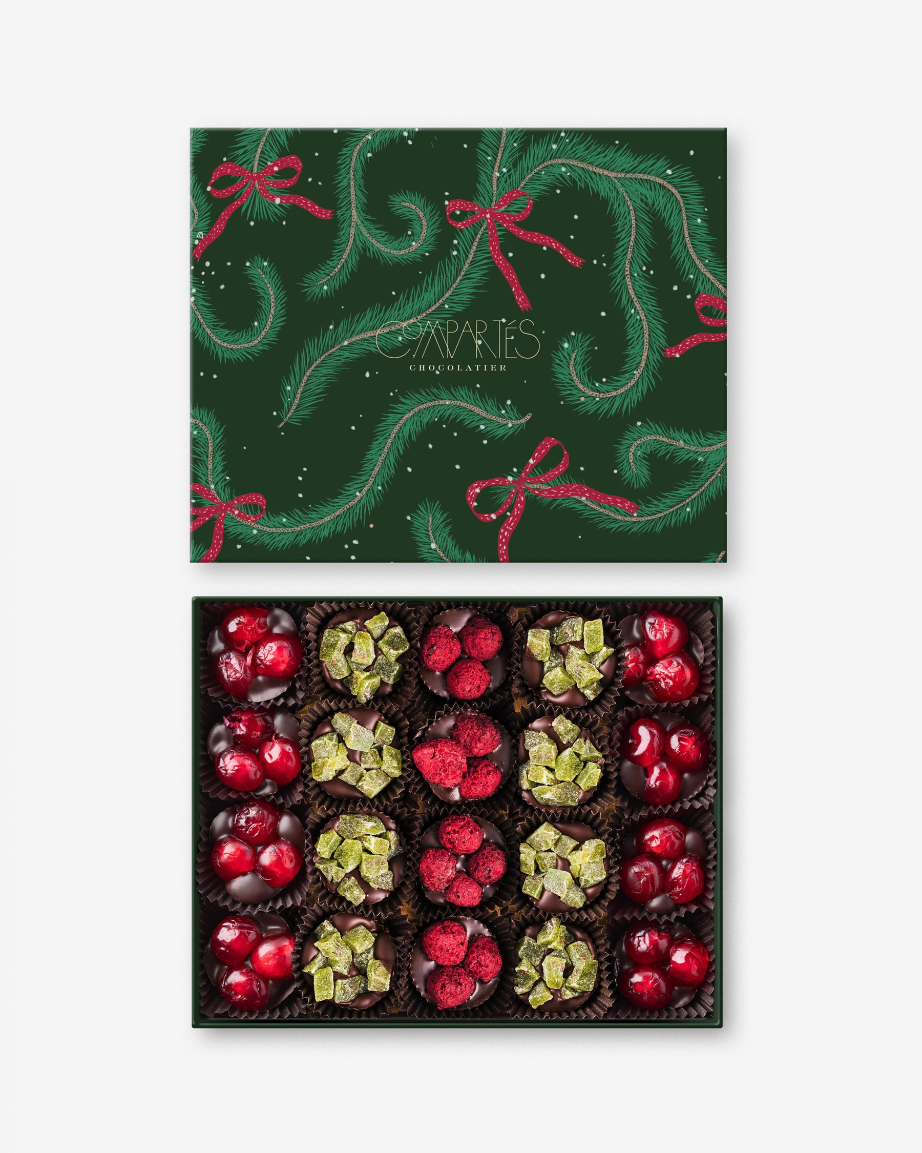 Vegan Holiday Chocolates - Dark Chocolate Cluster Gift Box
