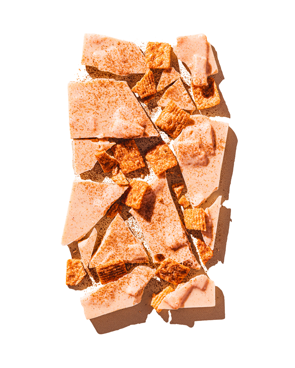 Compartes luxury chocolate gift, white chocolate bar with cinnamon toast cereal and cinnamon