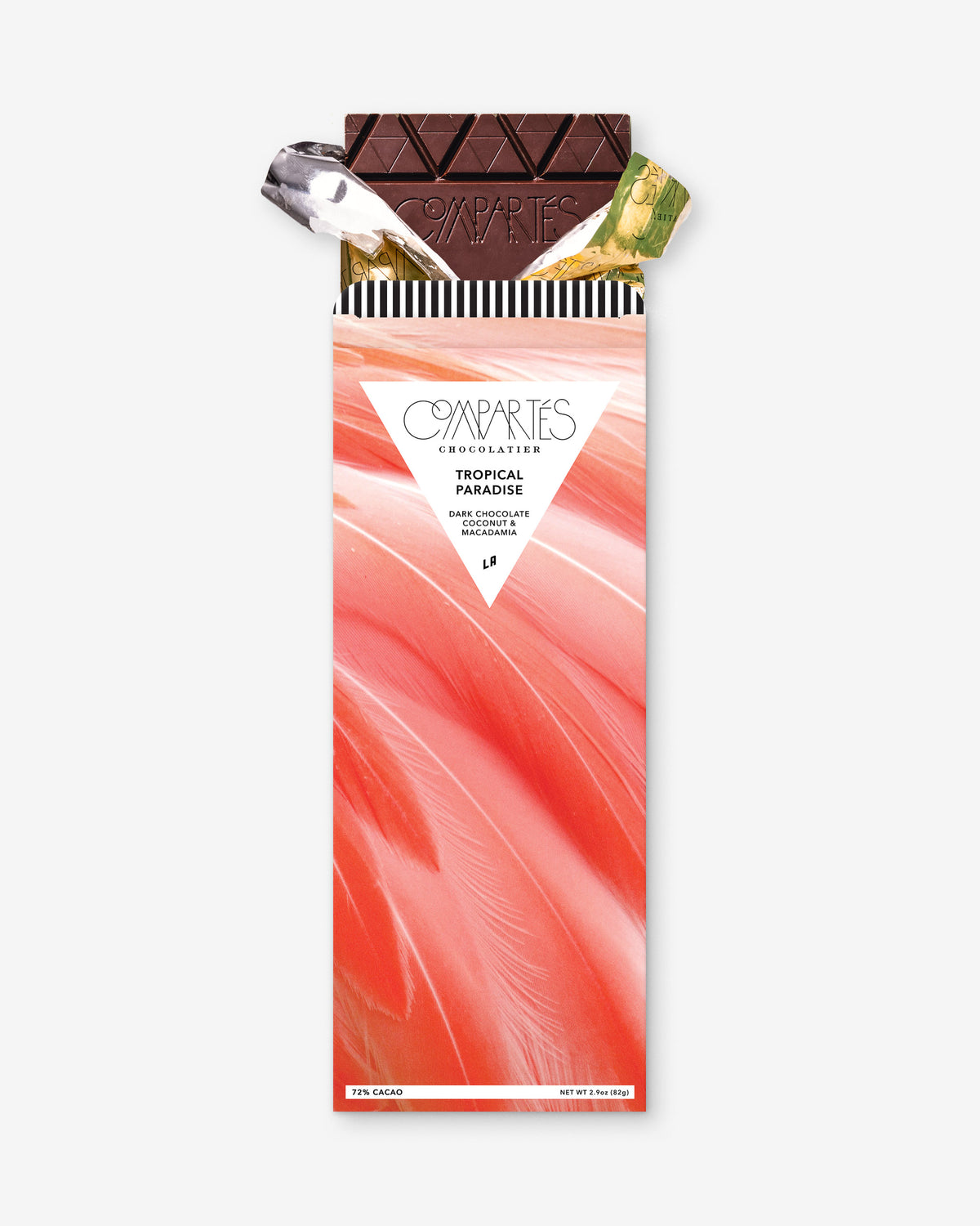 Coconut Macadamia Chocolate Bar - Tropical Paradise