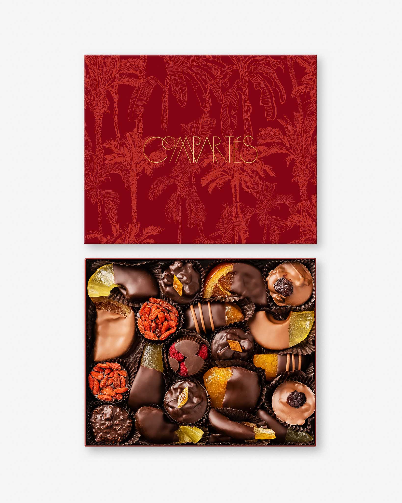 Chocolate Covered Fruits Assortment Gift Box