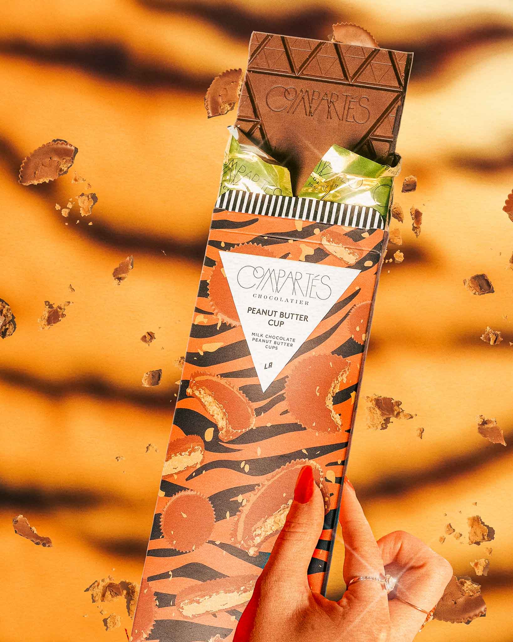 Gourmet Peanut Butter Cup Chocolate Bar - Luxury Chocolate Gifts made in Los Angeles