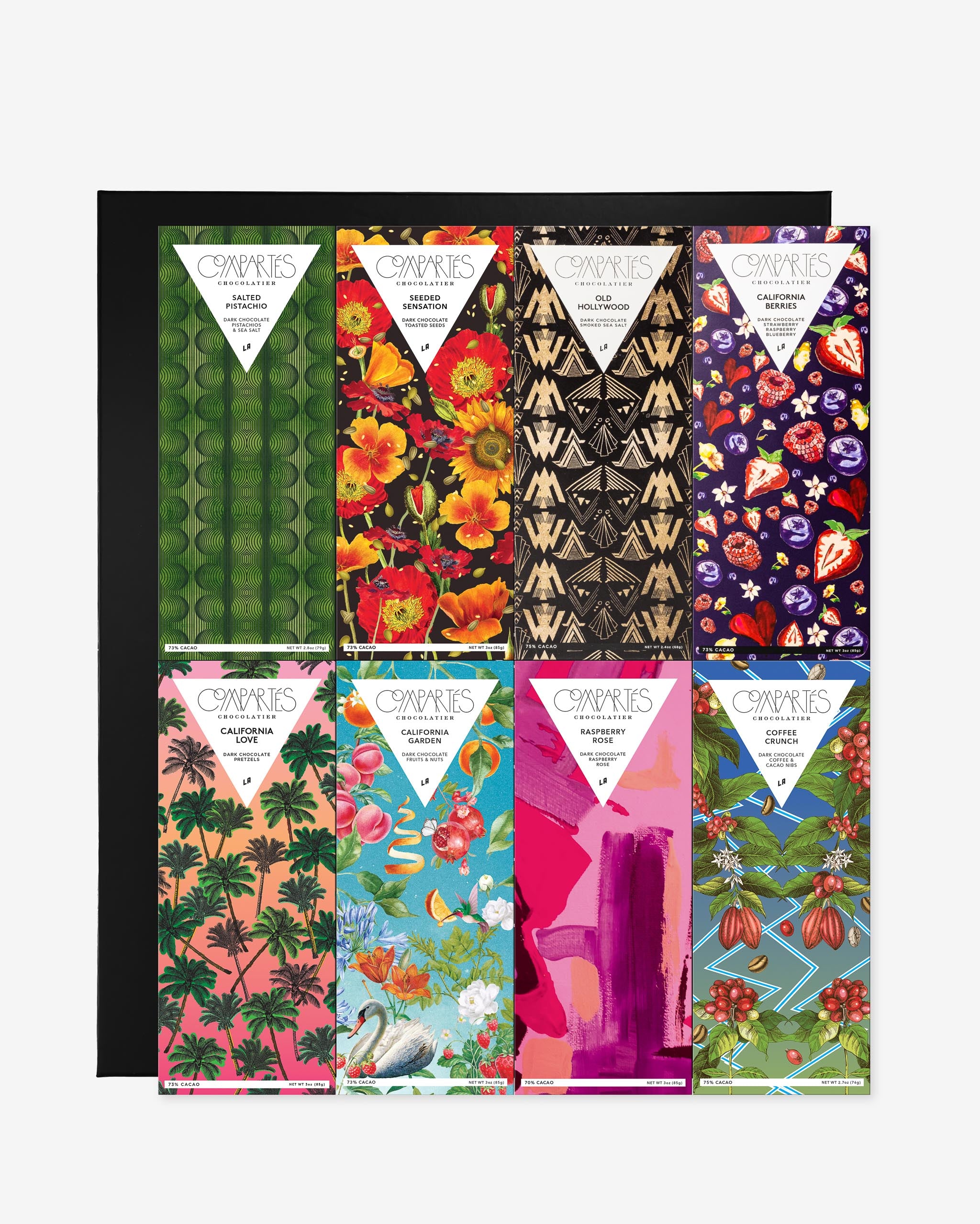 Vegan Luxury 8 Chocolate Bar Gift Set