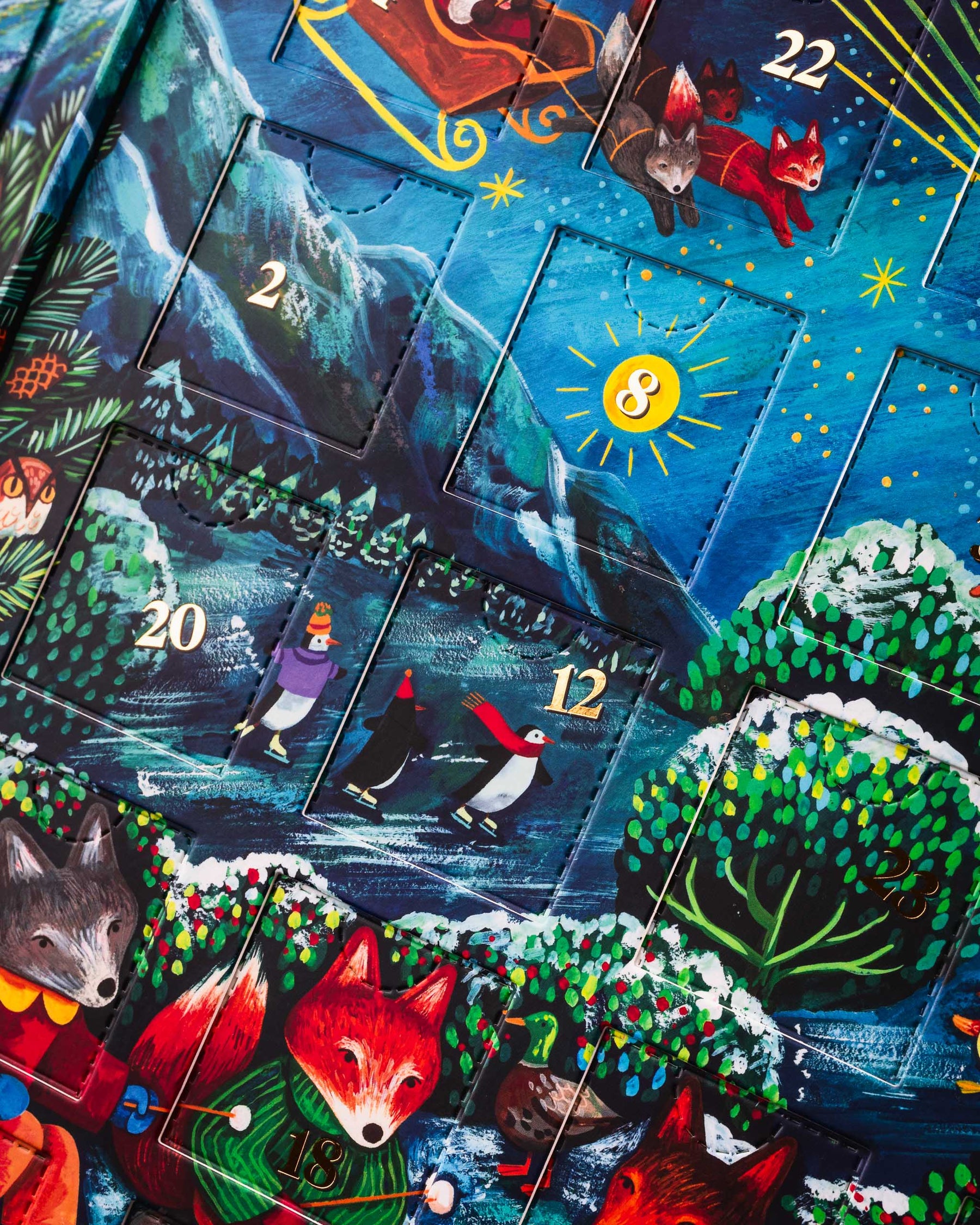 Chocolate Advent Calendar - Winter Fox