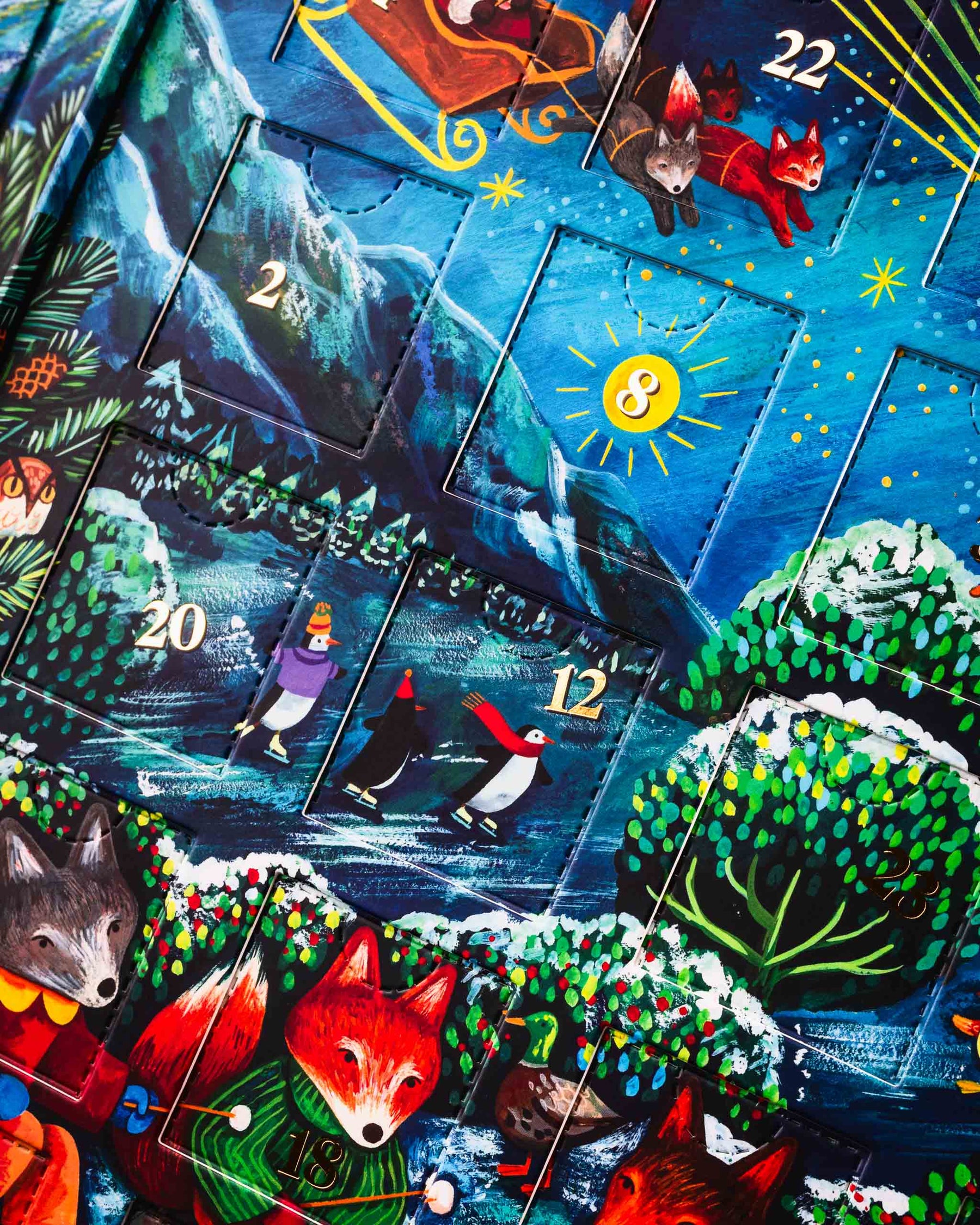 Chocolate Advent Calendar - Winter Fox