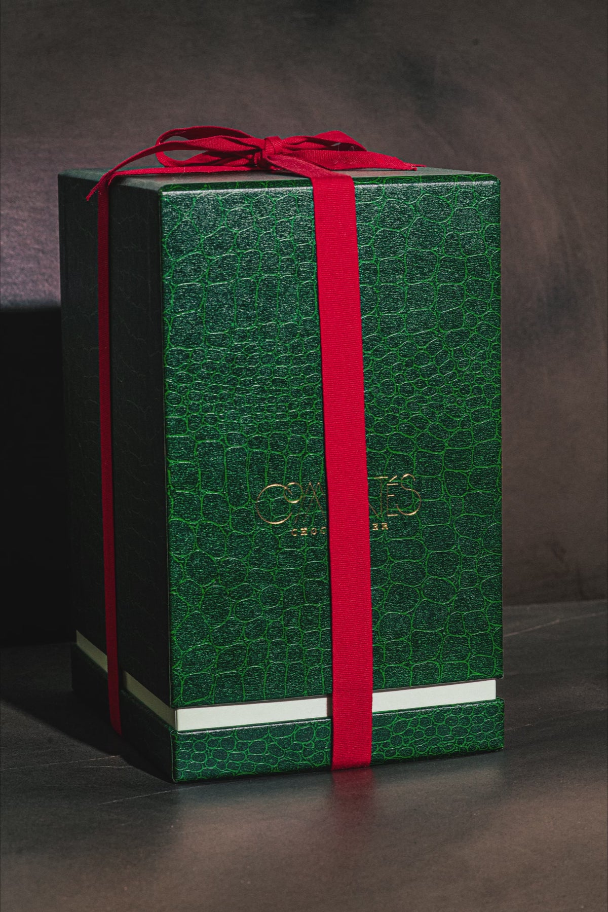 Christmas Chocolate Green Gift Box - 5 Holiday Chocolate Bars