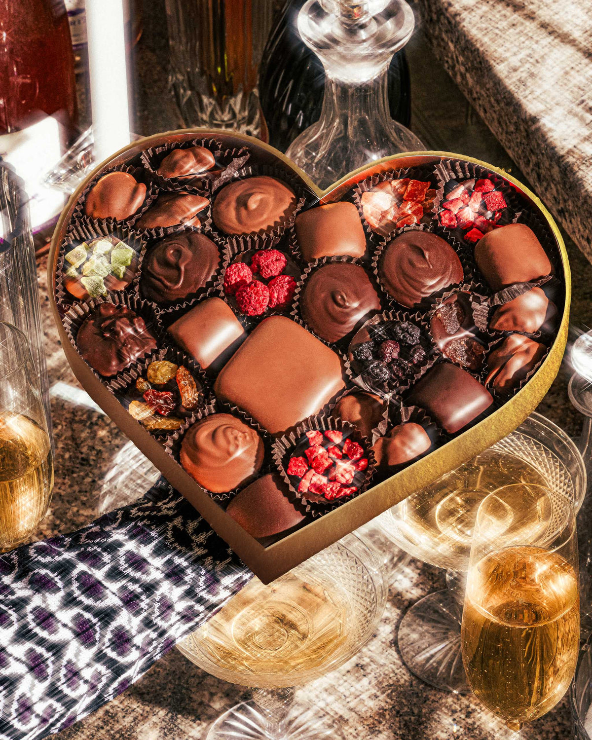 Chocolate Essentials Heart Gift Box