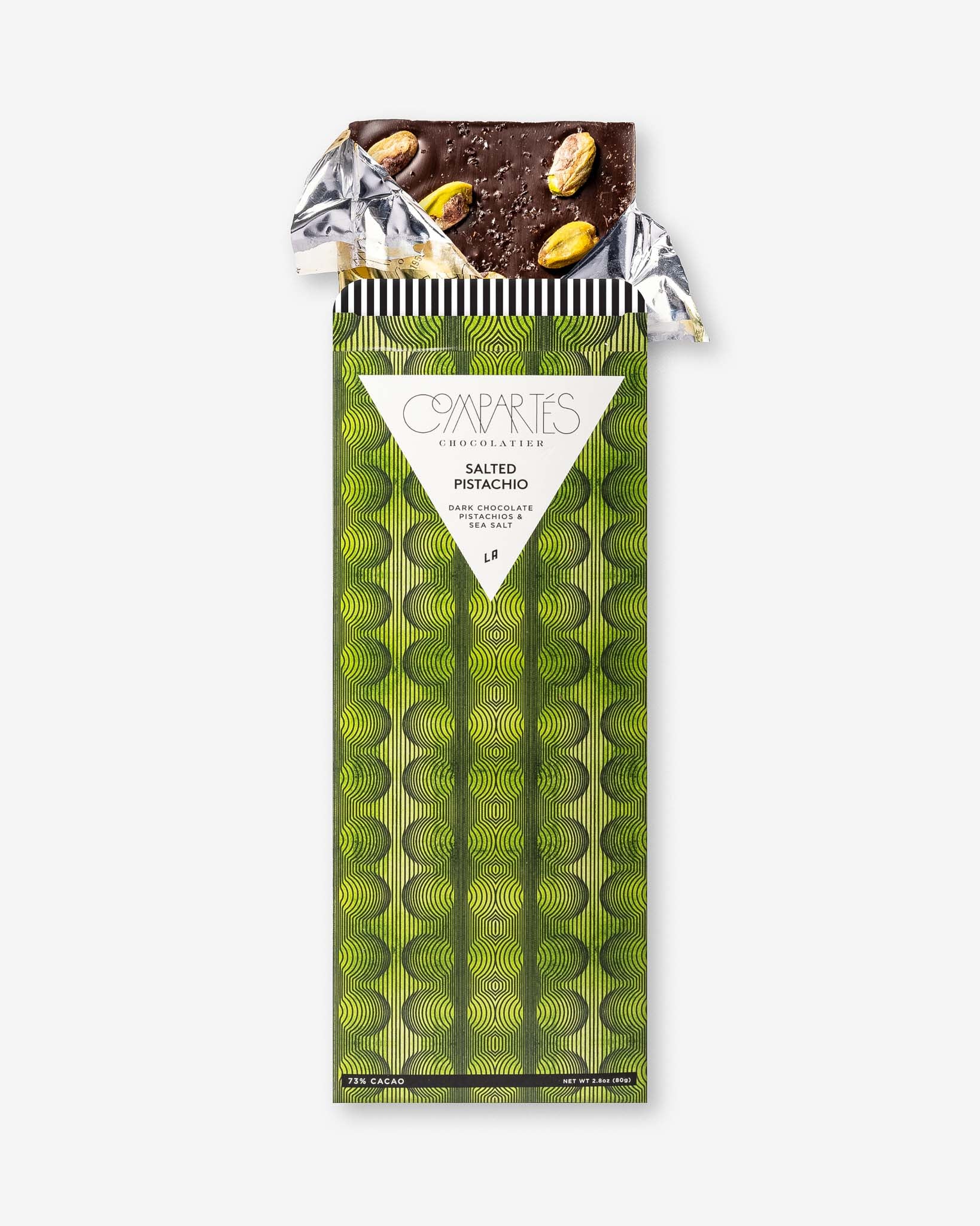 Salted Pistachio Gourmet Dark Chocolate Bar Gift