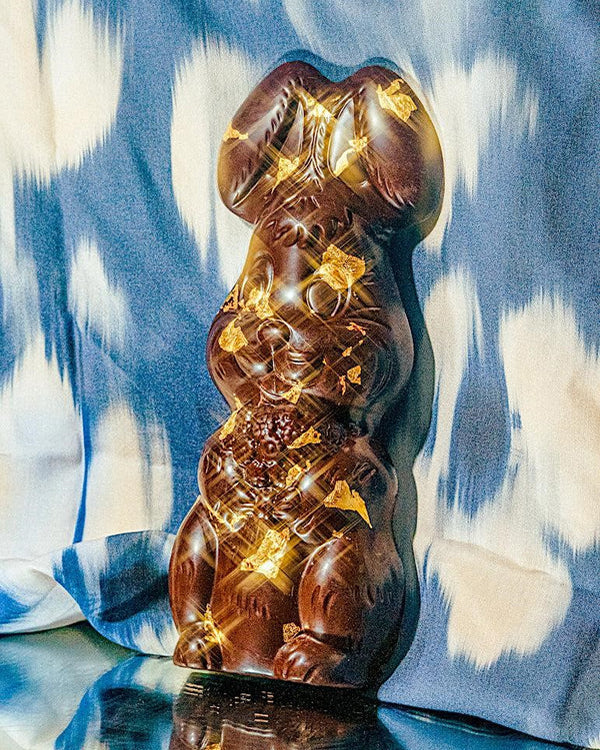 easter chocolate gift - bad bunny - dark boozy bunny - Compartés