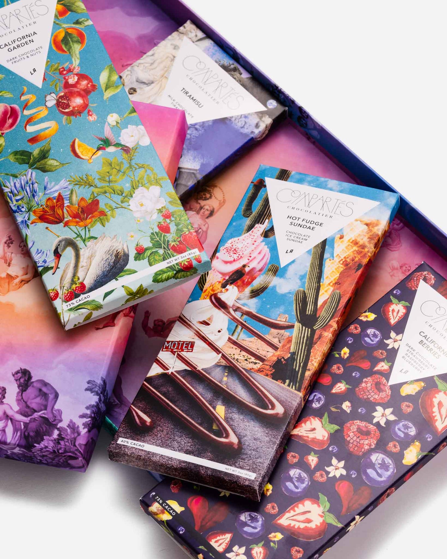 Chocolate Is Art - Artisan Luxury Chocolate Bars Gift Box