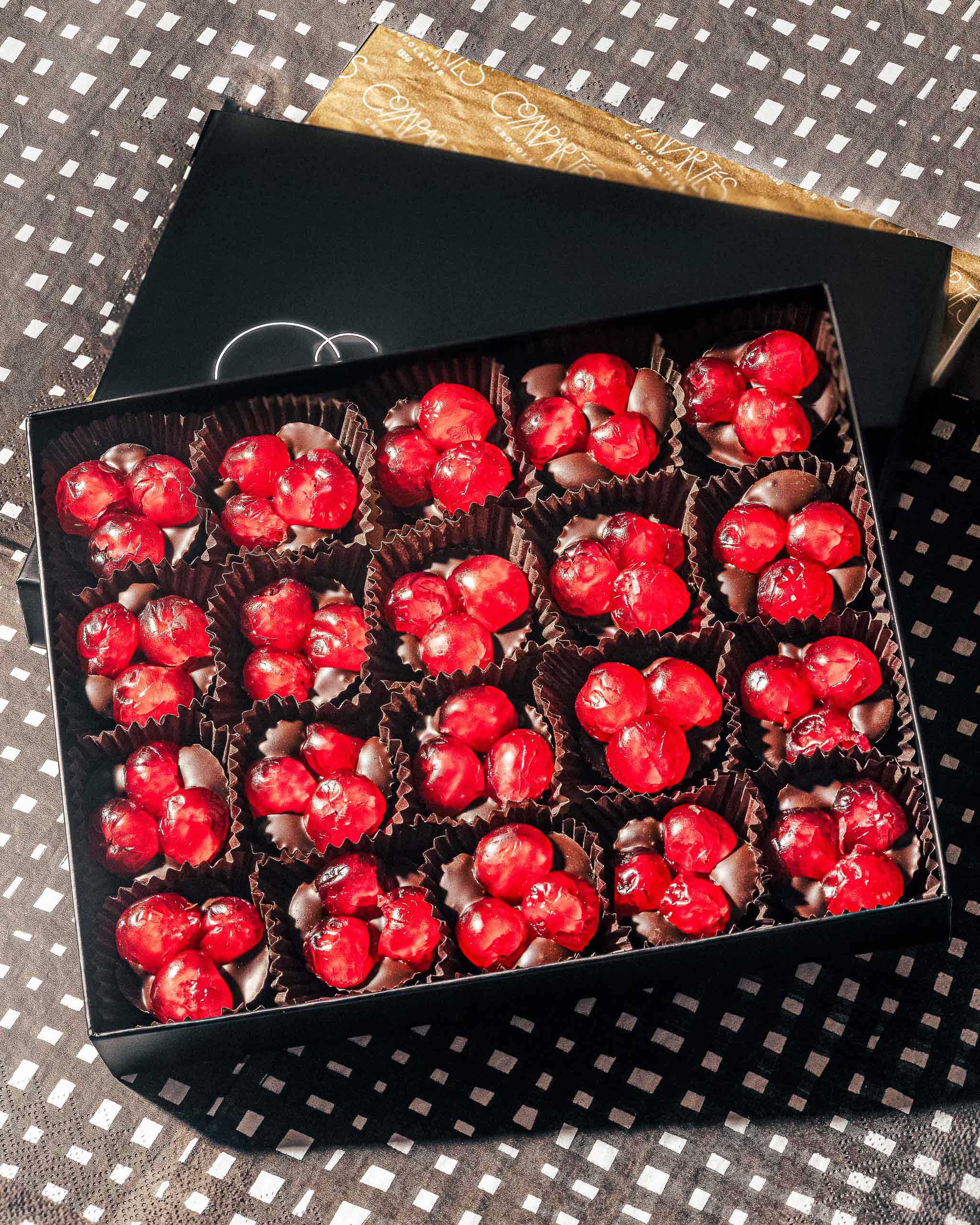 Gourmet Dark Chocolate Covered Cherries
