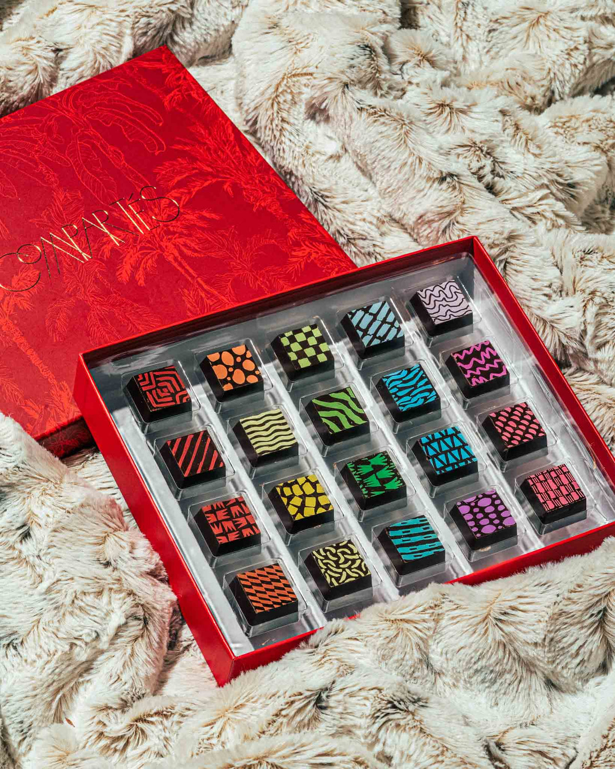 Signature Chocolate Truffles Gift Box - 20 Piece Luxe Palms
