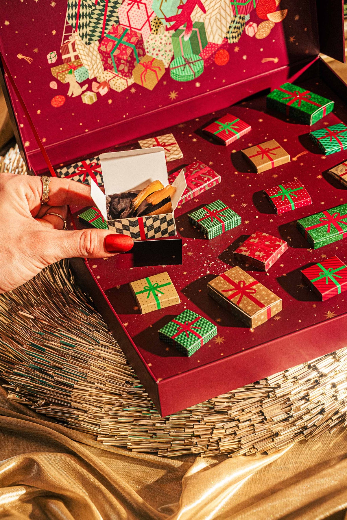 Christmas Chocolate Presents in Present