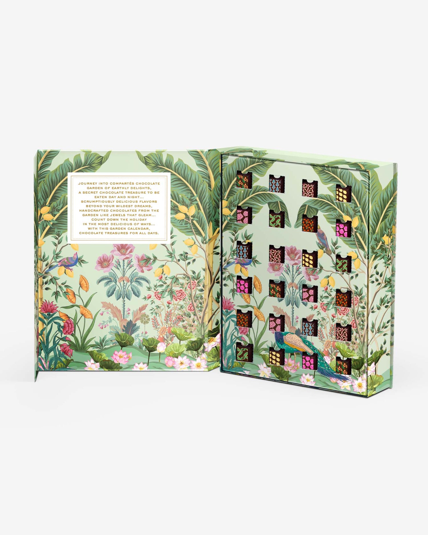Gourmet Chocolate Advent Calendar Garden Gift Box Gourmet Chocolate Advent Calendar Garden Gift Box