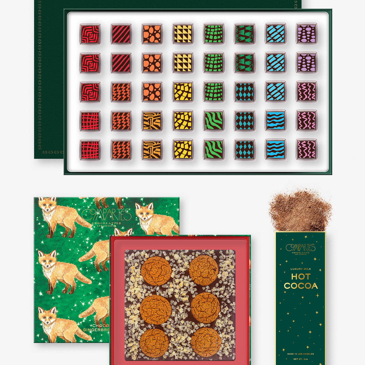 Holiday Gourmet Chocolate Gift Box Bundle