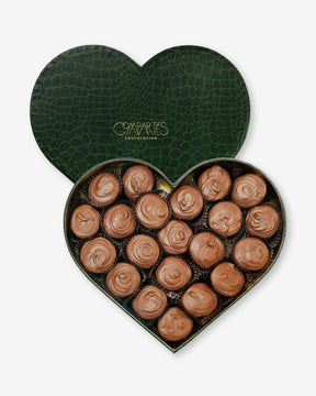 Valentine's Dubai Chocolate Pistachio Knafeh Cups - Heart Box