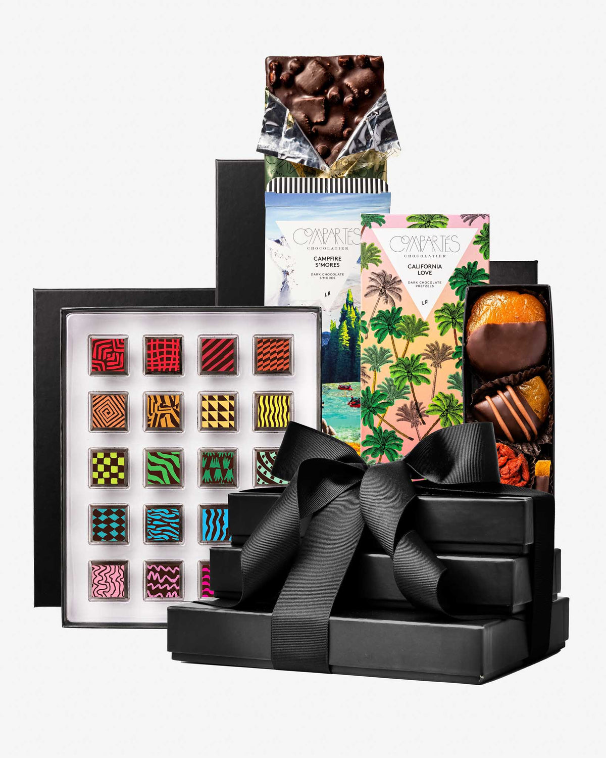 Compartes Signature Chocolate Gift Tower Basket