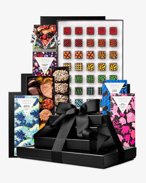 Gourmet Gift Basket Chocolate Gift Tower - Chocolates Gift Assortment