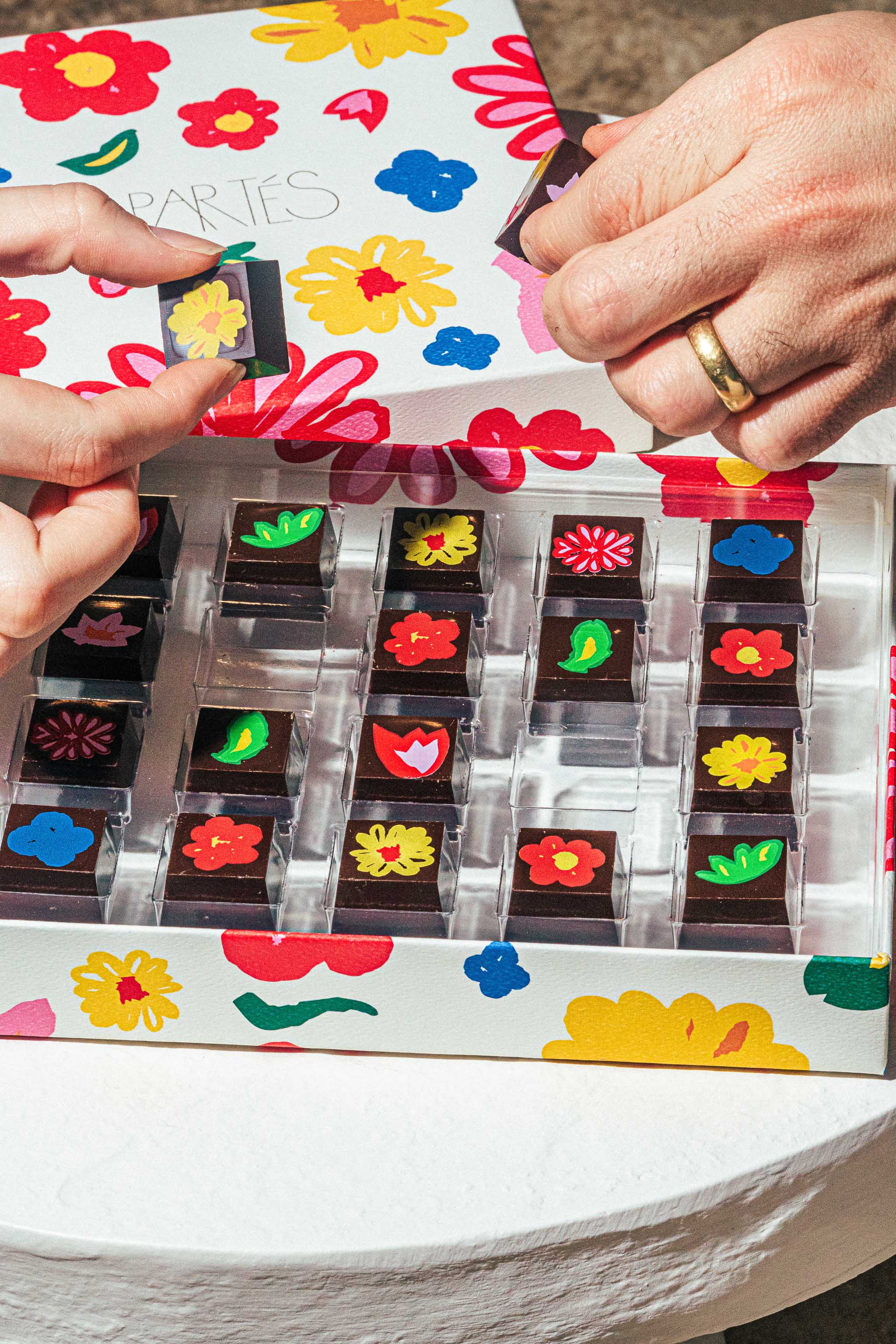 Compartes Signature Chocolate Gift Tower Basket