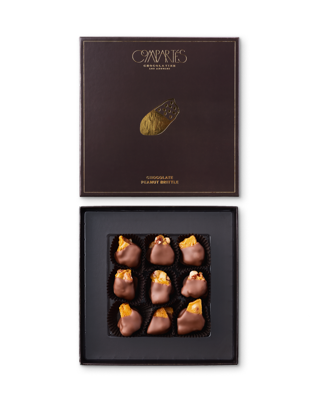 CHOCOLATE チョコレート 7.625インチ SP/BR コンプリート Chocolate Covered Peanut Brittle | Gourmet Brittle Gift Box