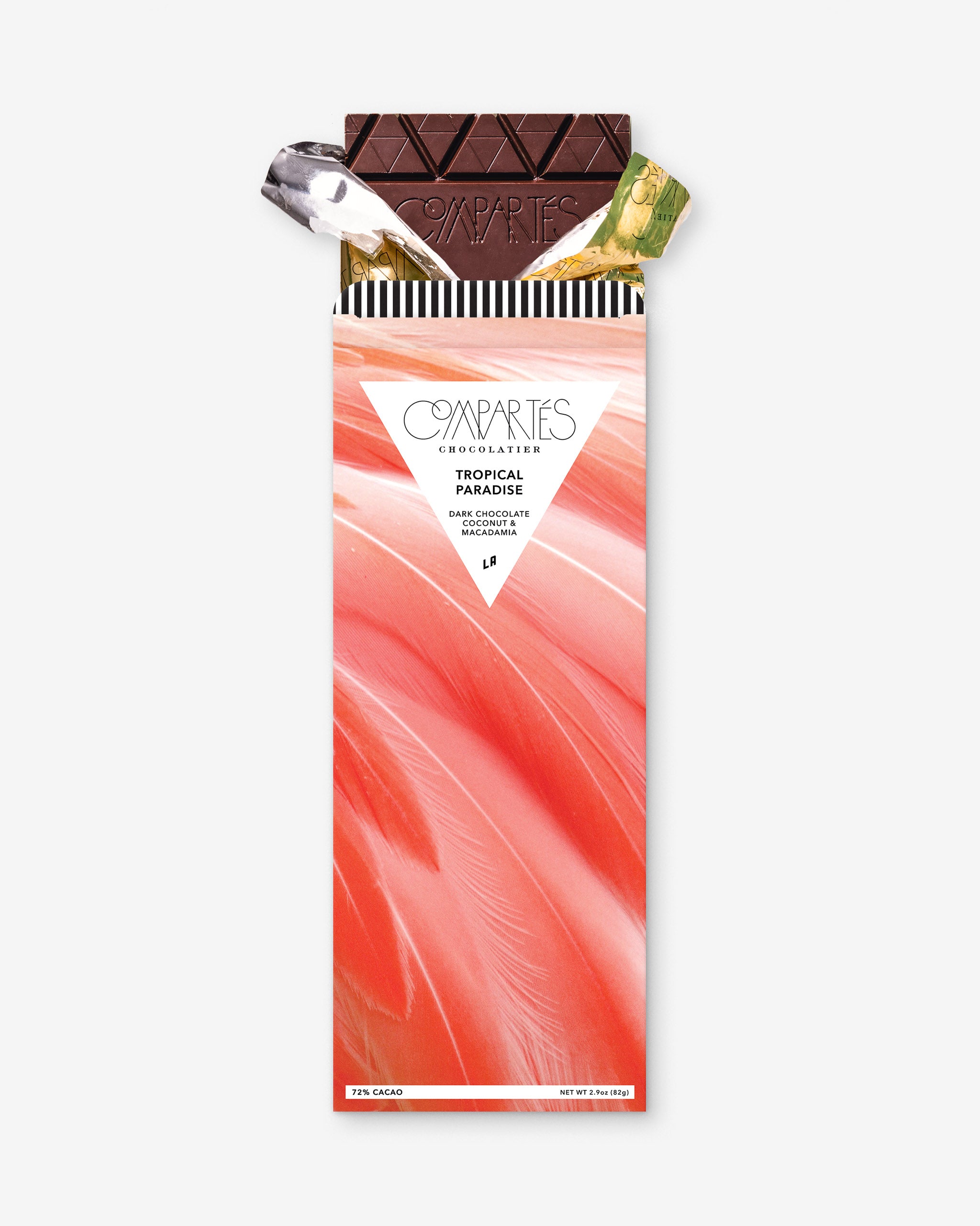 Coconut Macadamia Chocolate Bar - Tropical Paradise