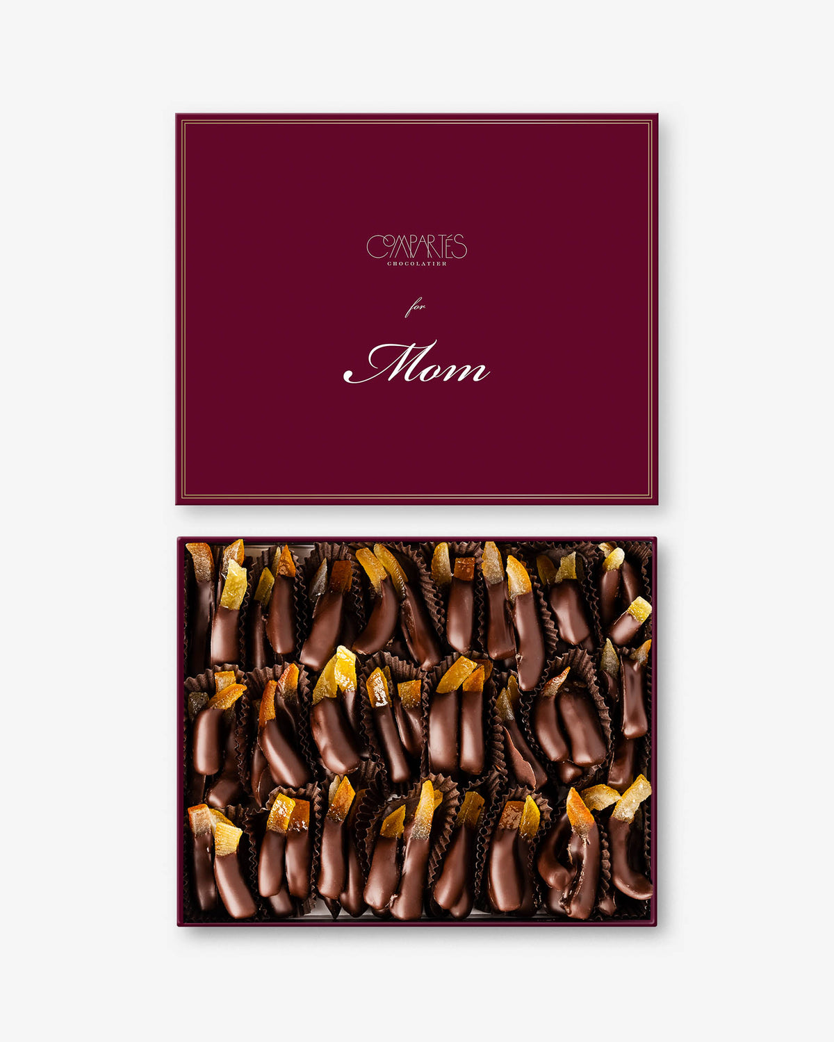 Mother's Day Chocolate for Mom - Dipped Orange Peels Gift Box
