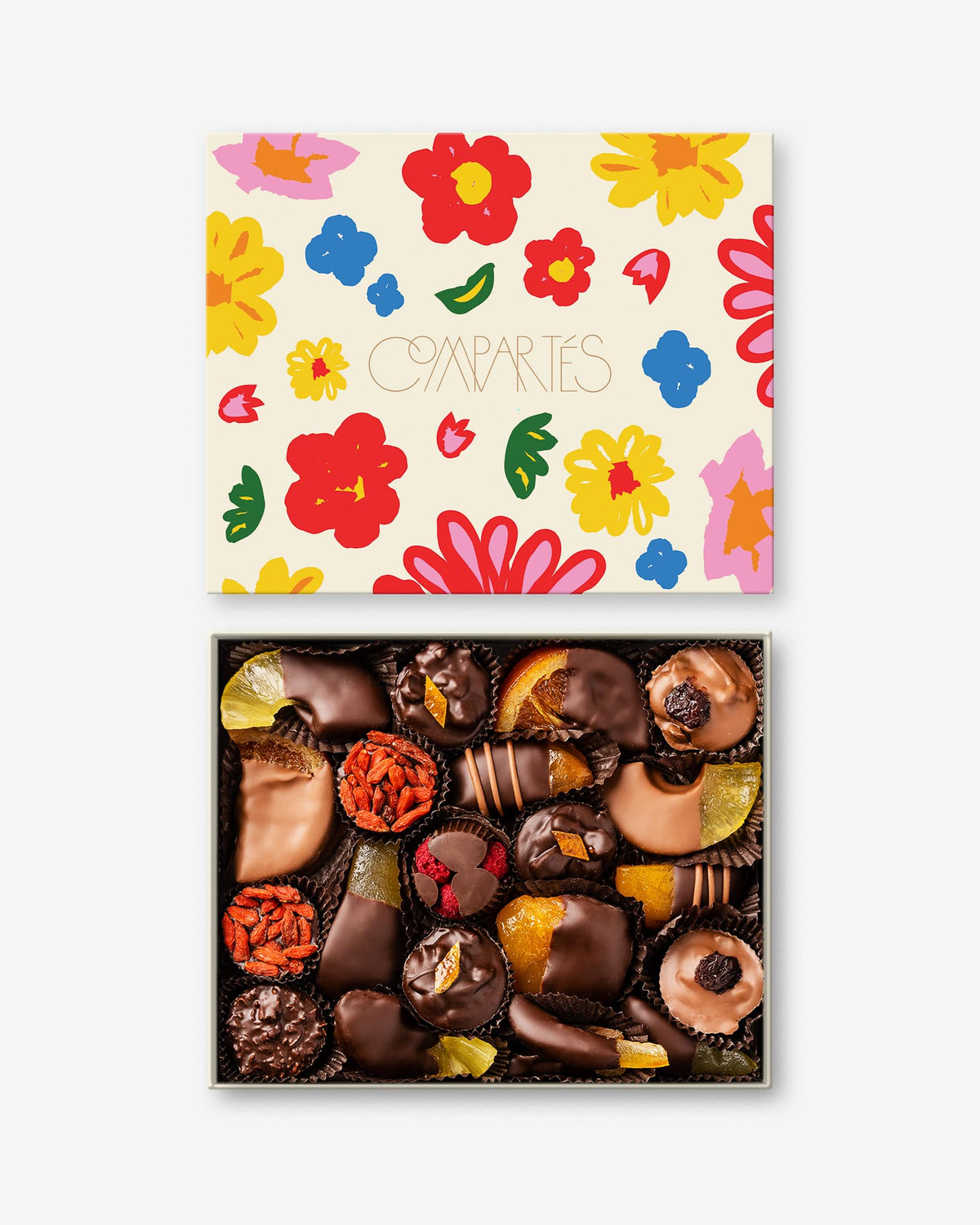 Mother's Day Chocolate Dipped Fruits - Flowers Gift Box