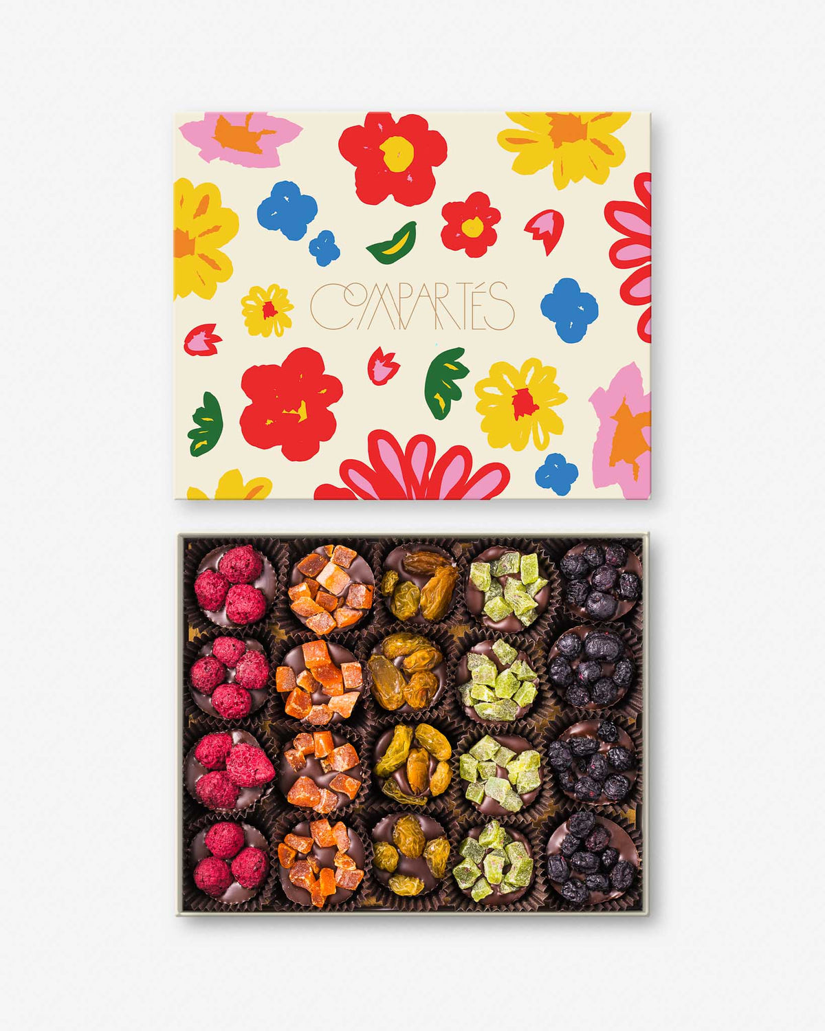Mother's Day Chocolate Flowers - Vegan Fruit Clusters Gift Box