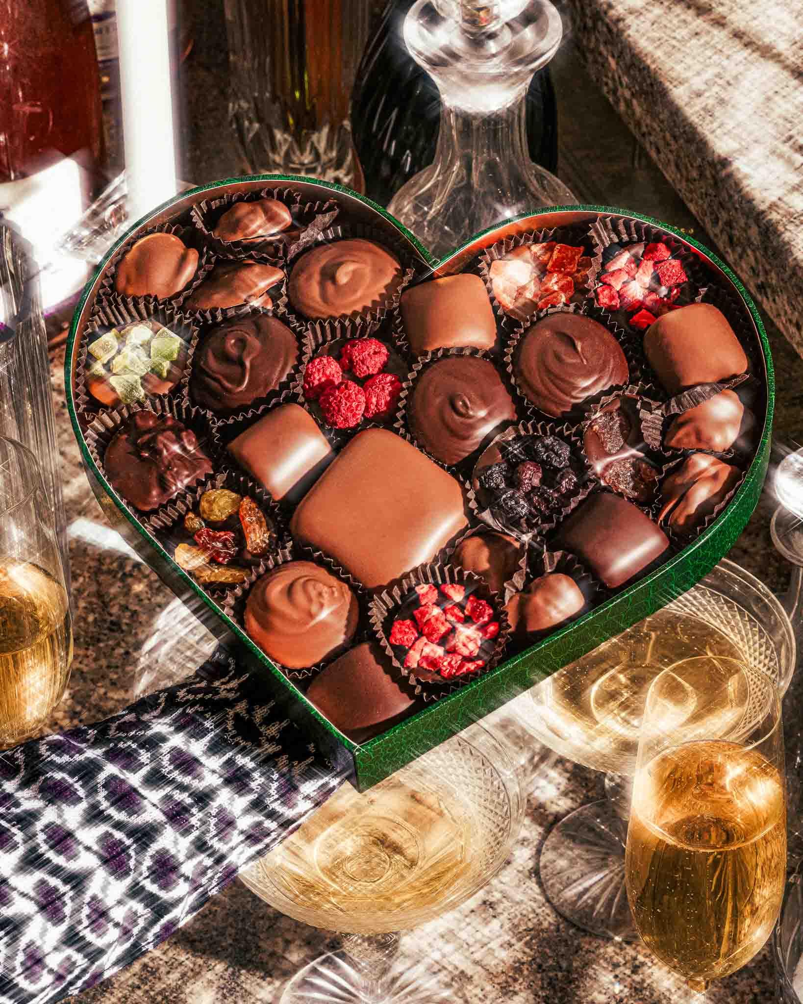 Valentine's Day Chocolate Heart Gift Box