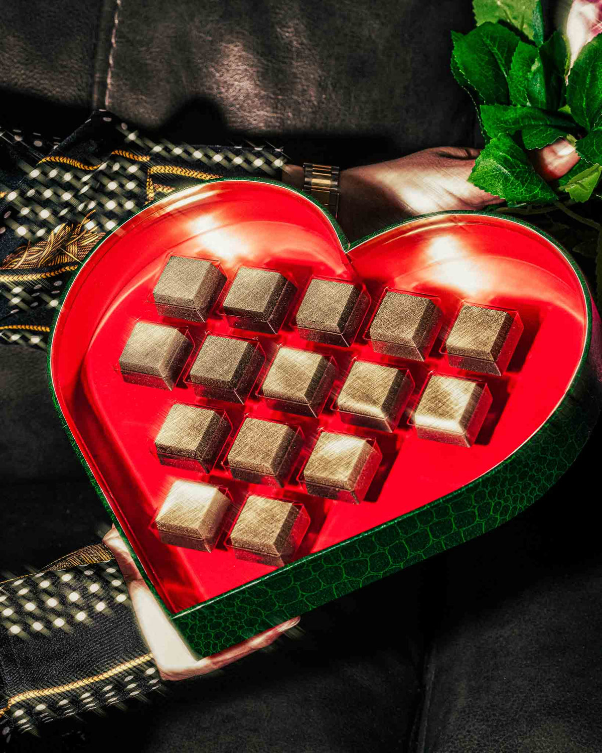 Love, Sweet Love Edible Chocolate Heart Boxes for Valentine's Day