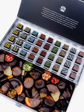 Stunning Silver Luxury Drawer Gift Box - Assorted Chocolates & Fruits