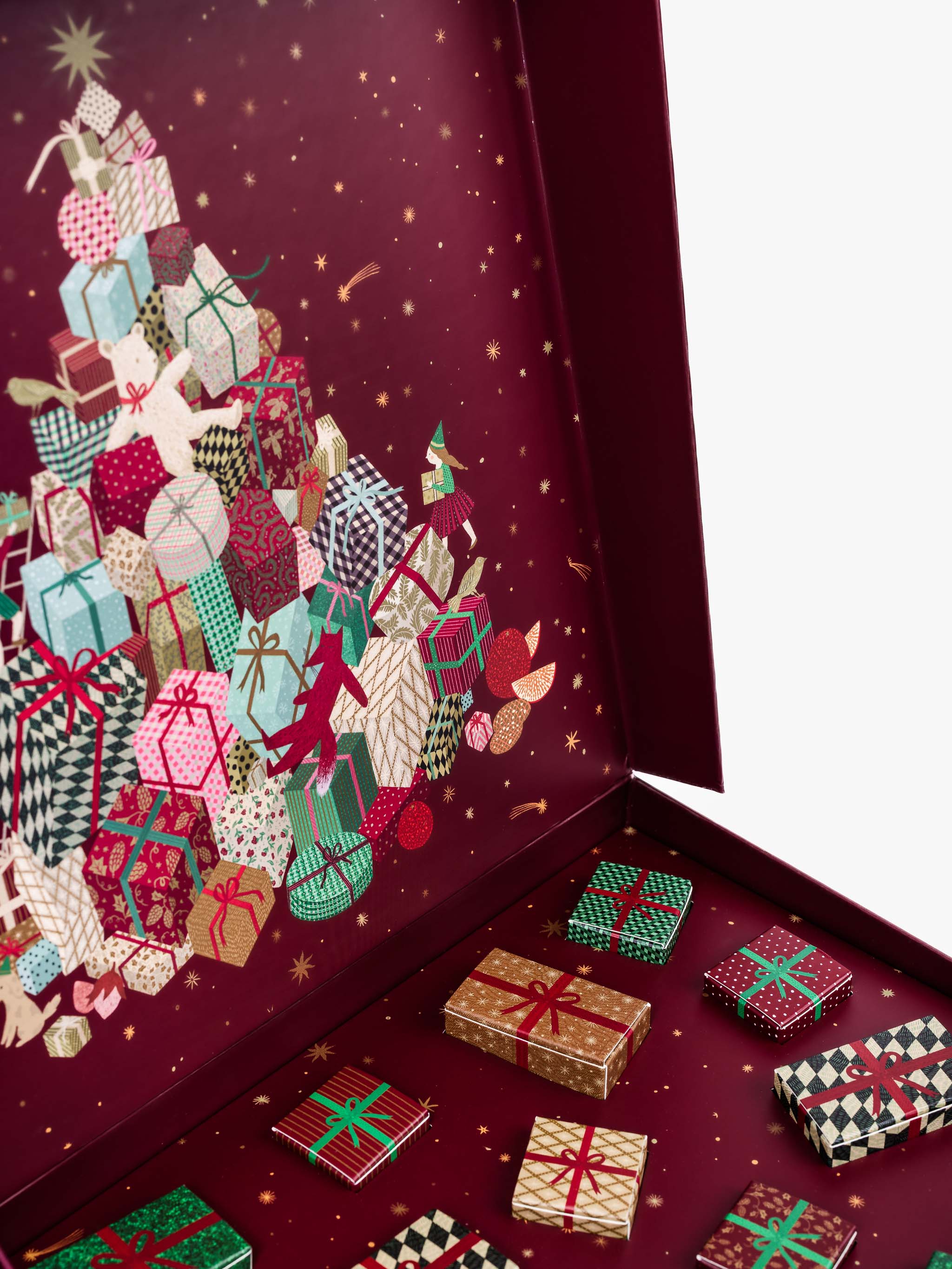 Chocolate Christmas Present Gift Box