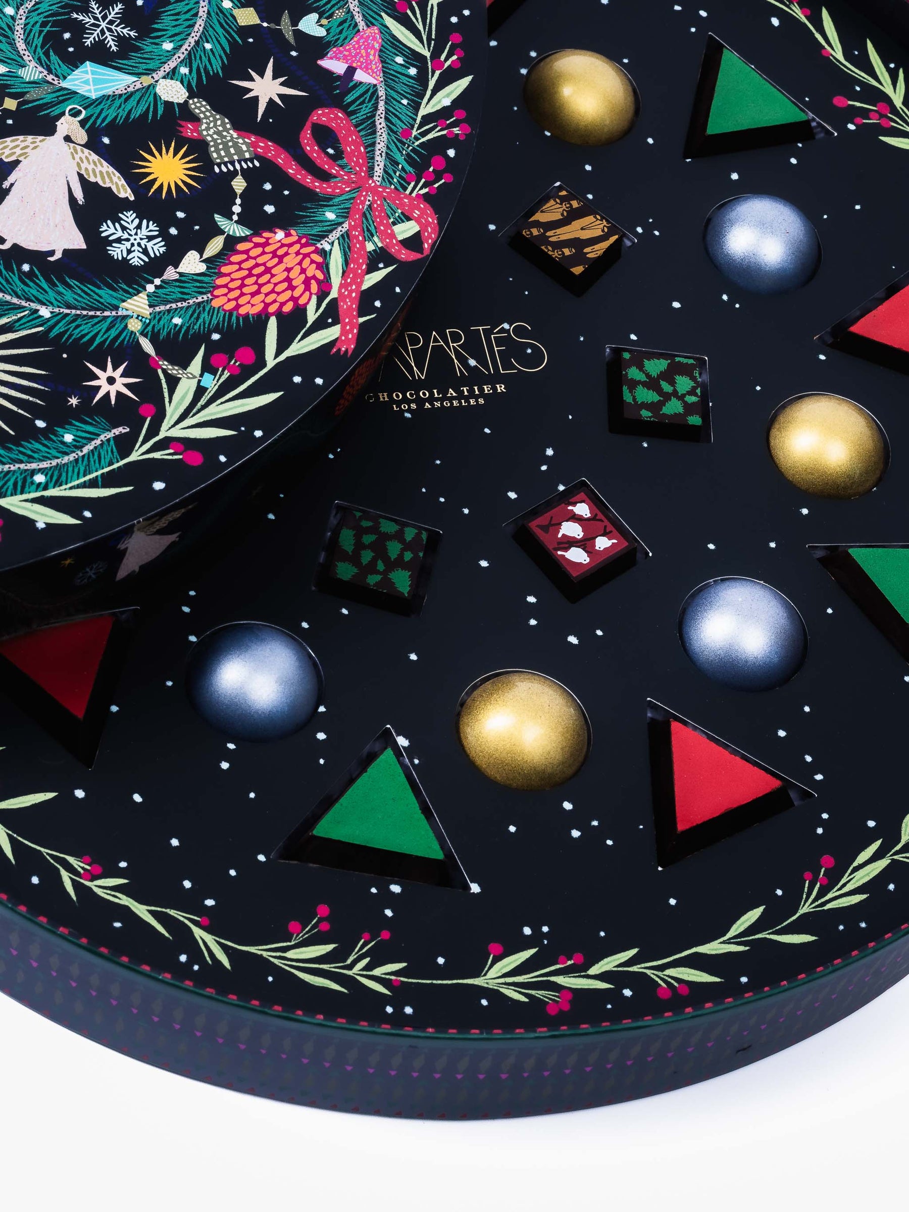 Gourmet Christmas Chocolate Wreath Gift Box