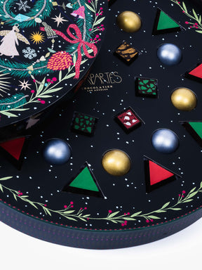 Gourmet Christmas Chocolate Wreath Gift Box