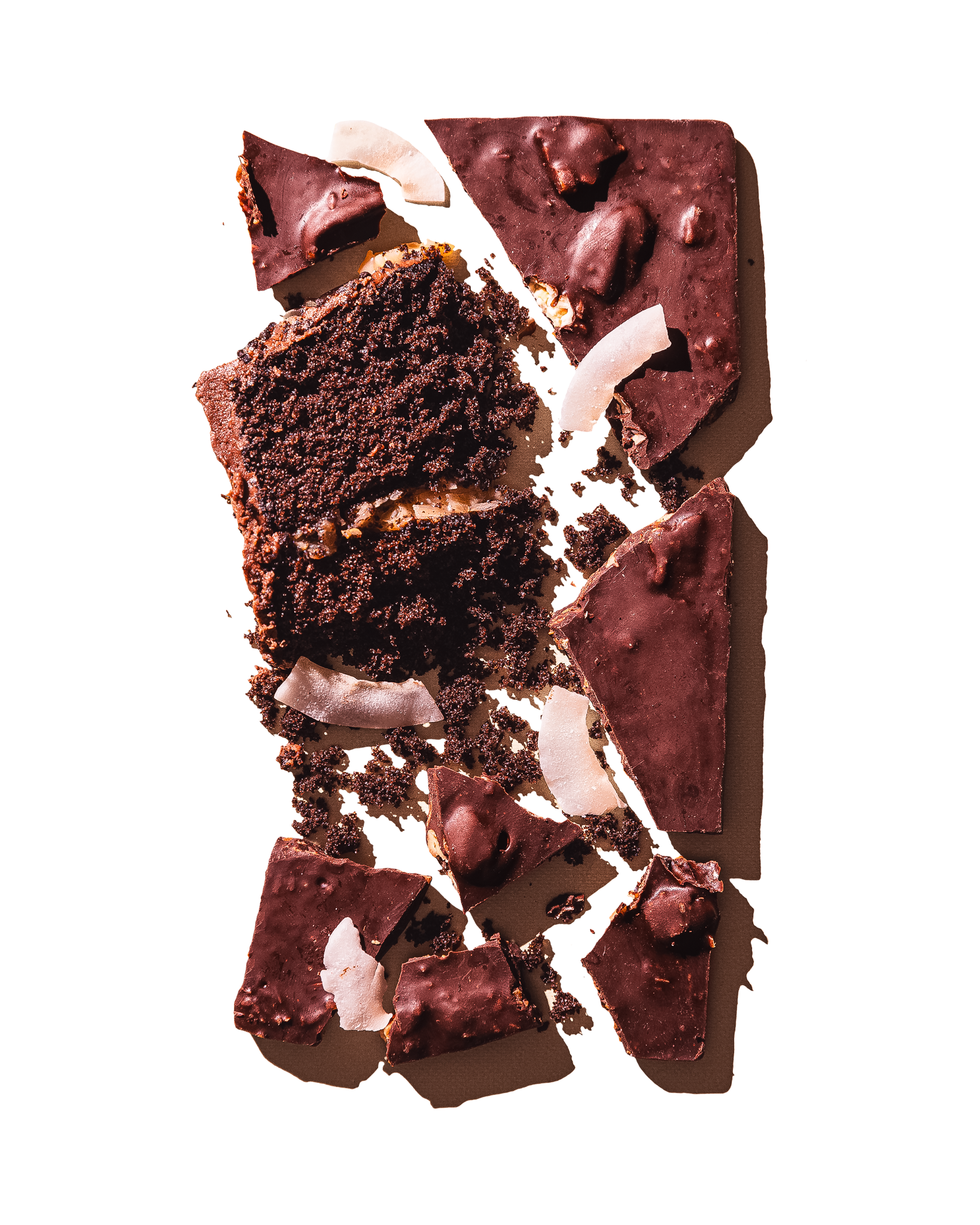 Compartes gourmet german chocolate cake bar gift, dark chocolate with coconut, pecans and cake