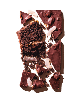 Compartes gourmet german chocolate cake bar gift, dark chocolate with coconut, pecans and cake