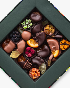 Treasures of the Orchard - Chocolate Fruit Gift Box