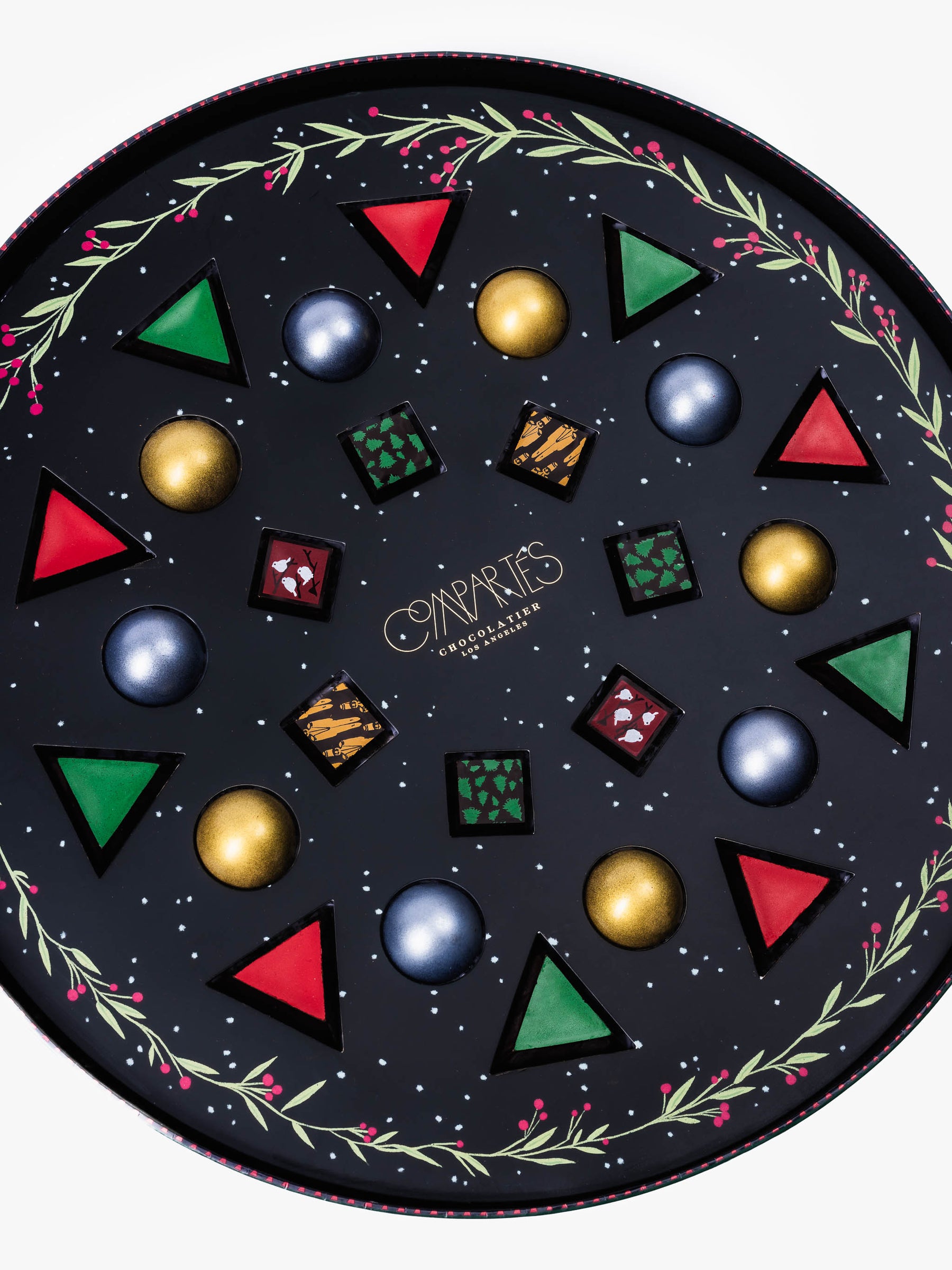 Gourmet Christmas Chocolate Wreath Gift Box