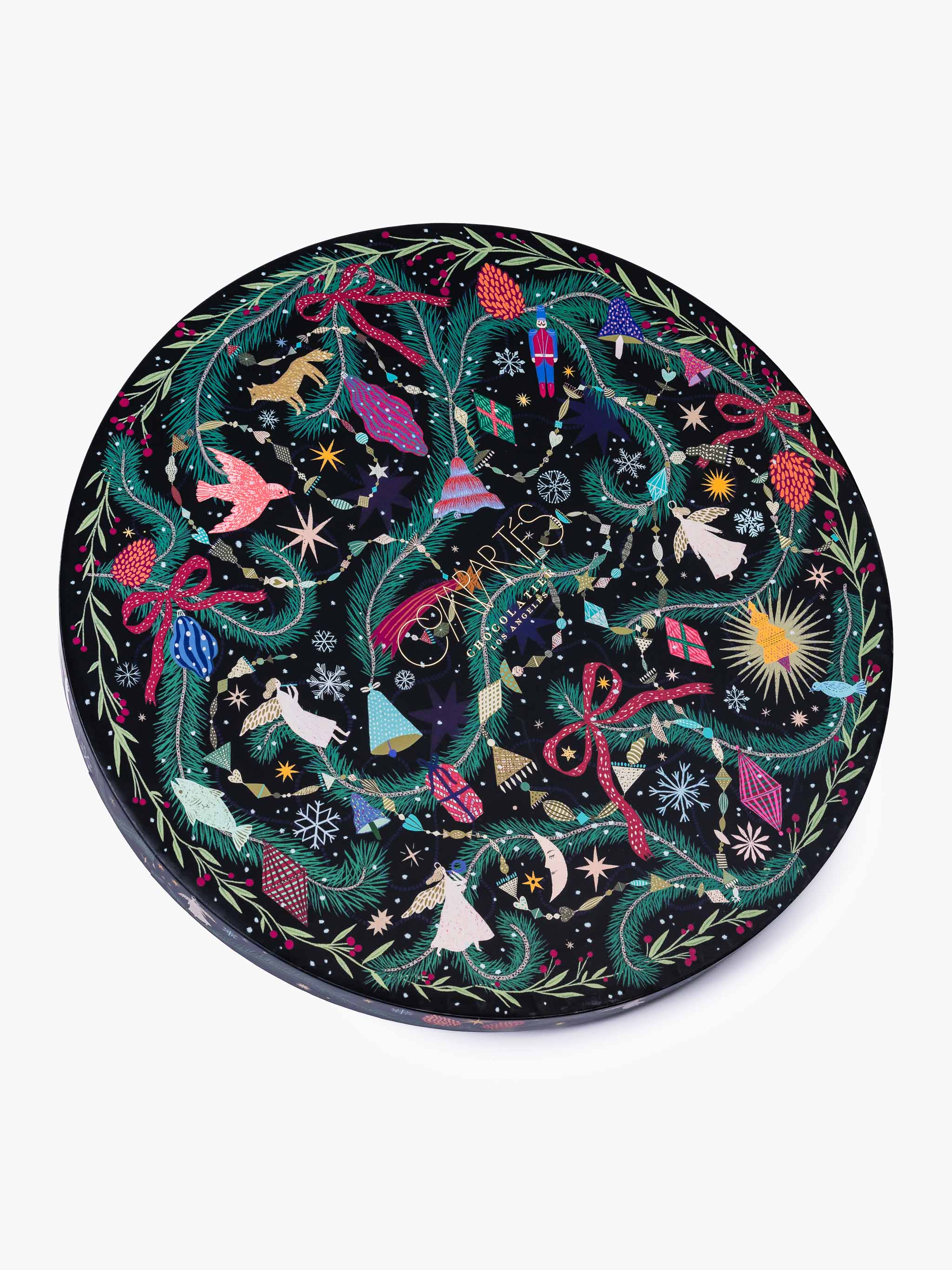 Gourmet Christmas Chocolate Wreath Gift Box