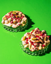 Raspberry Pistachio Holiday White Chocolate Bark