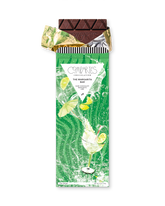 Compartes gourmet margarita tequila chocolate bar, dark chocolate in a green lime and cocktail wrapper, chocolate gift