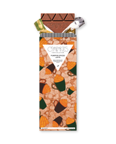 Compartes best pumpkin spiced latte chocolate bar gift, milk chocolate in a green mug and orange cream wrapper