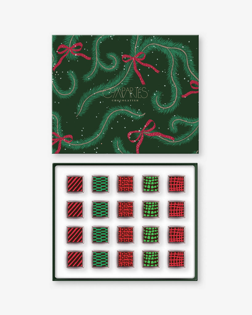 Holiday Chocolate Truffles - Red & Green Collection