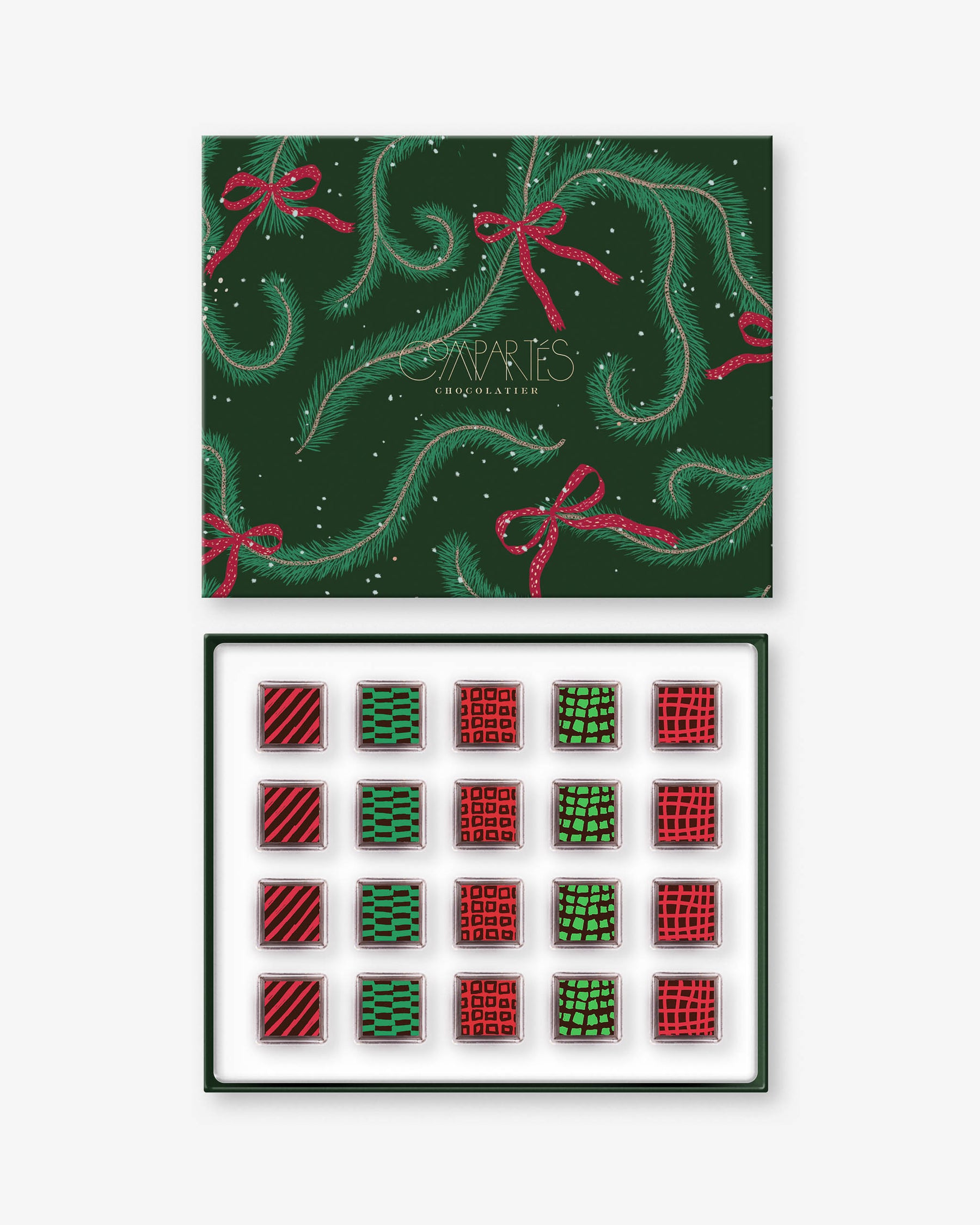 Holiday Chocolate Truffles - Red & Green Collection