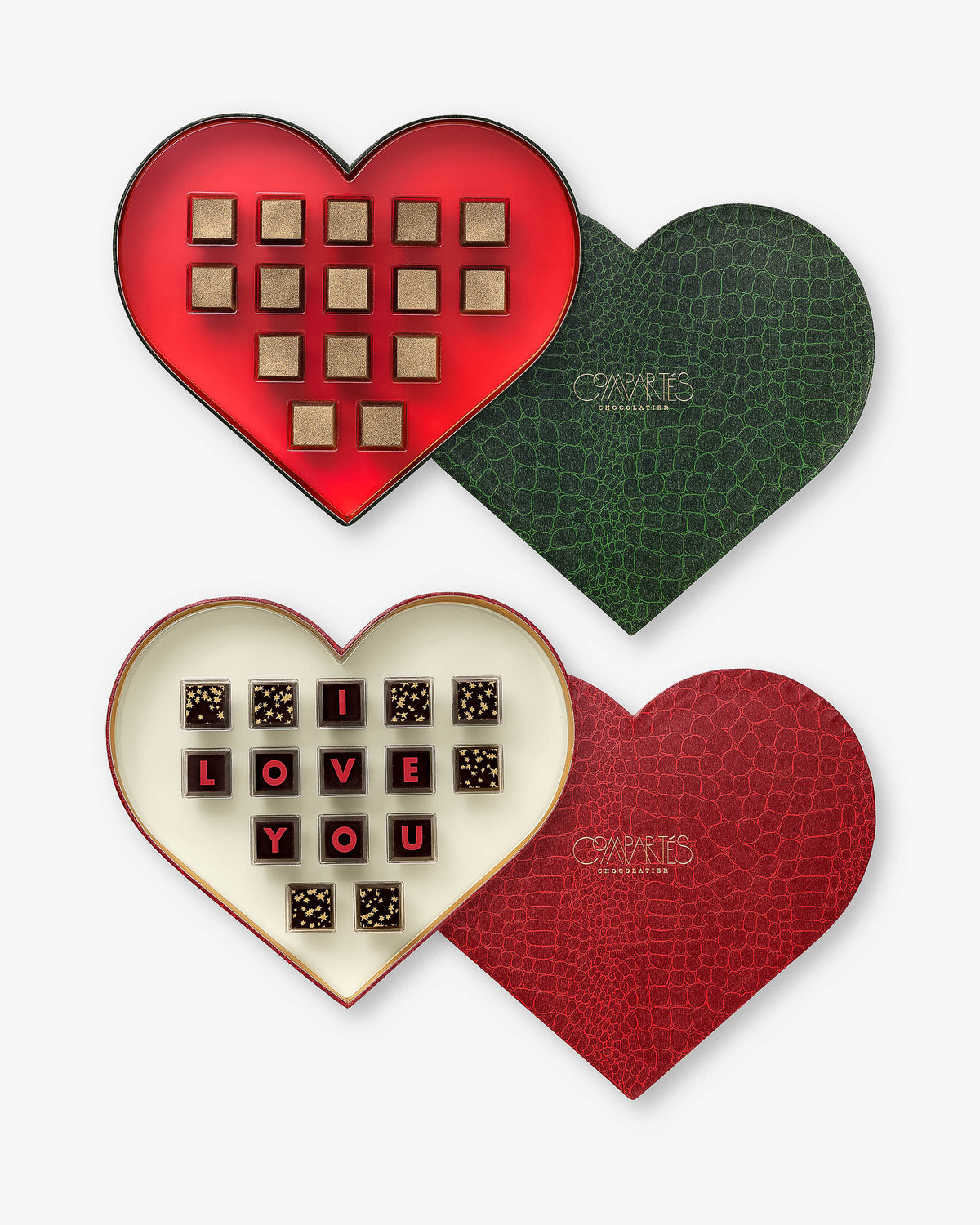 Valentine's Day Chocolate Deluxe Duo Heart Bundle