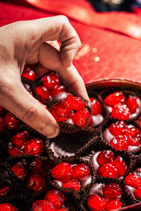 Valentine's Day Chocolate Cherries Gift Box