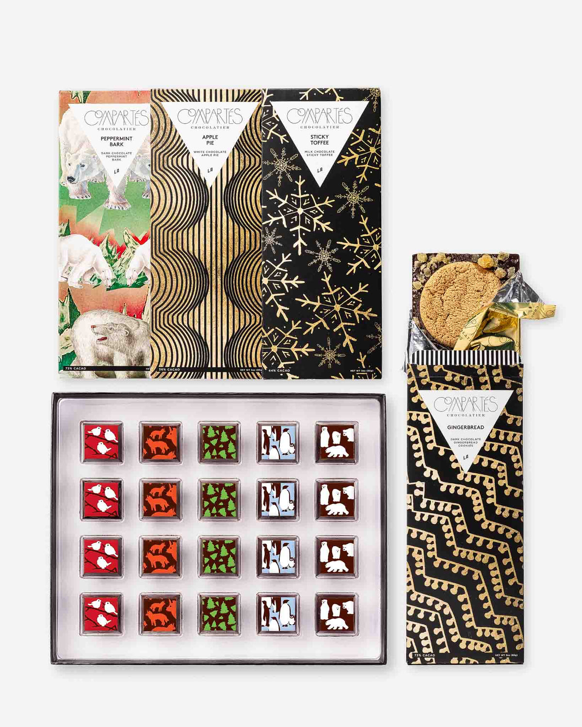 Luxury Chocolate Gift Basket - Holiday Chocolates Gift Tower - Compartes Los Angeles Corporate Gifts